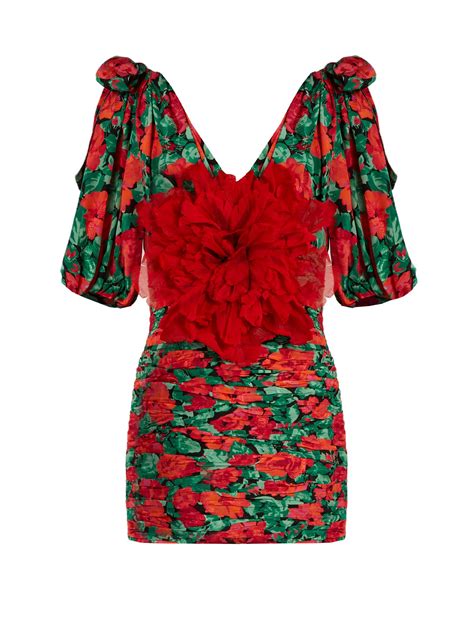 gucci red floral dress|cute Gucci dress.